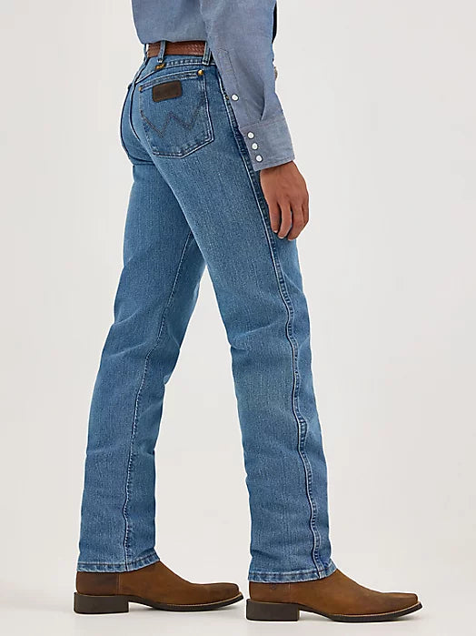 Men’s Wrangler Premium Performance Advanced Comfort Cowboy Cut® Regular Fit- Stone Bleach