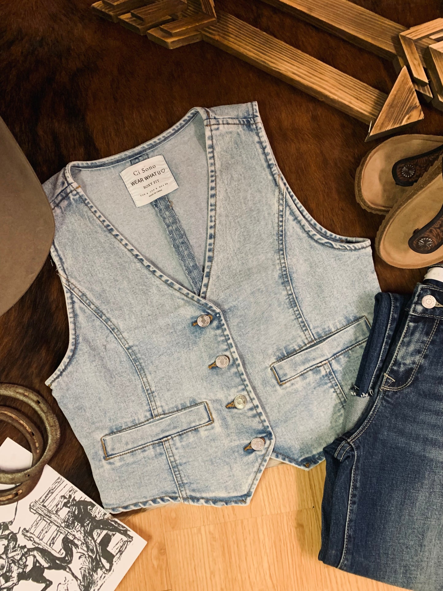Delilah Denim Vest