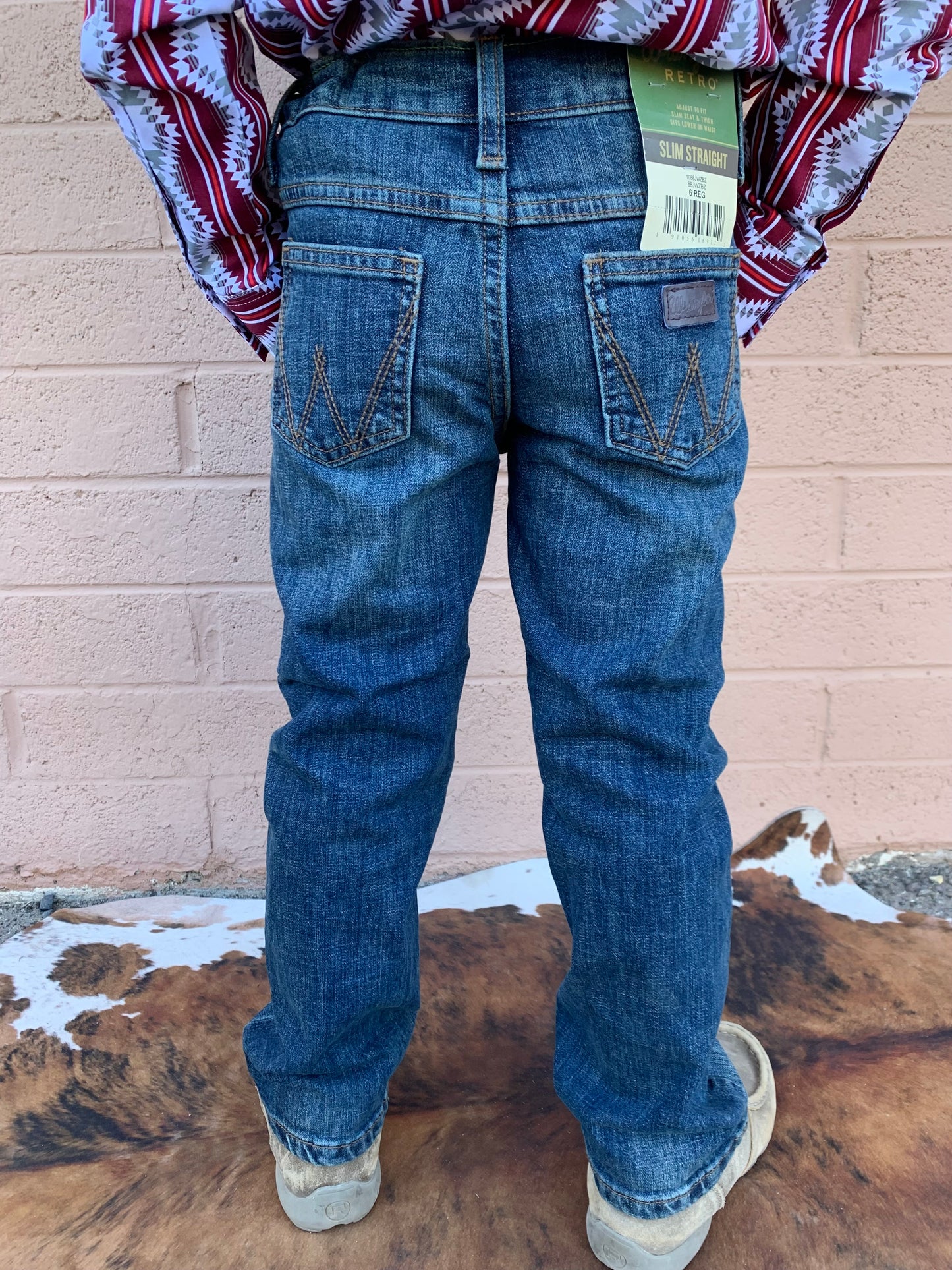 Boys Wrangler Retro Slim Straight Leg Jeans