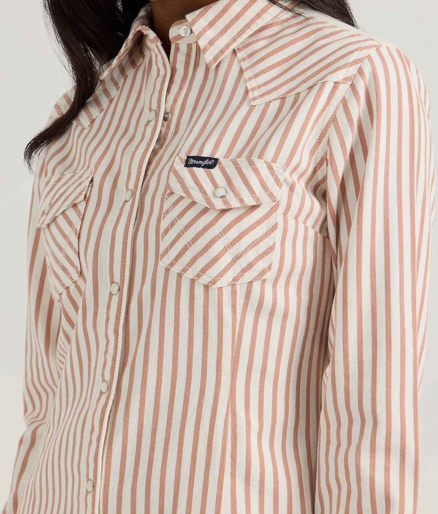 Wrangler Ladies Wild Horses Long Sleeve Western Shirt