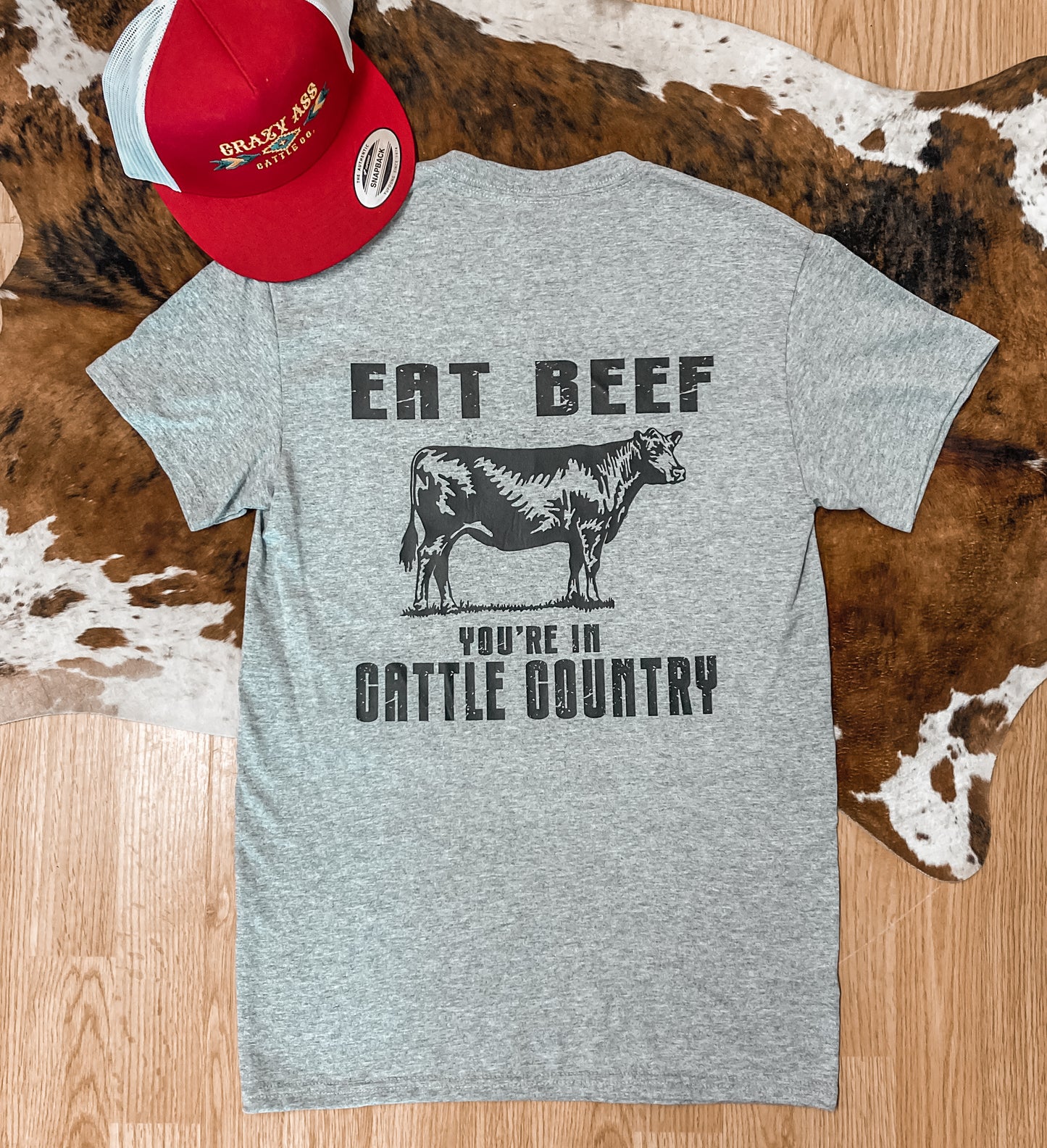 Eat Beef-Cattle Country Men’s Tee