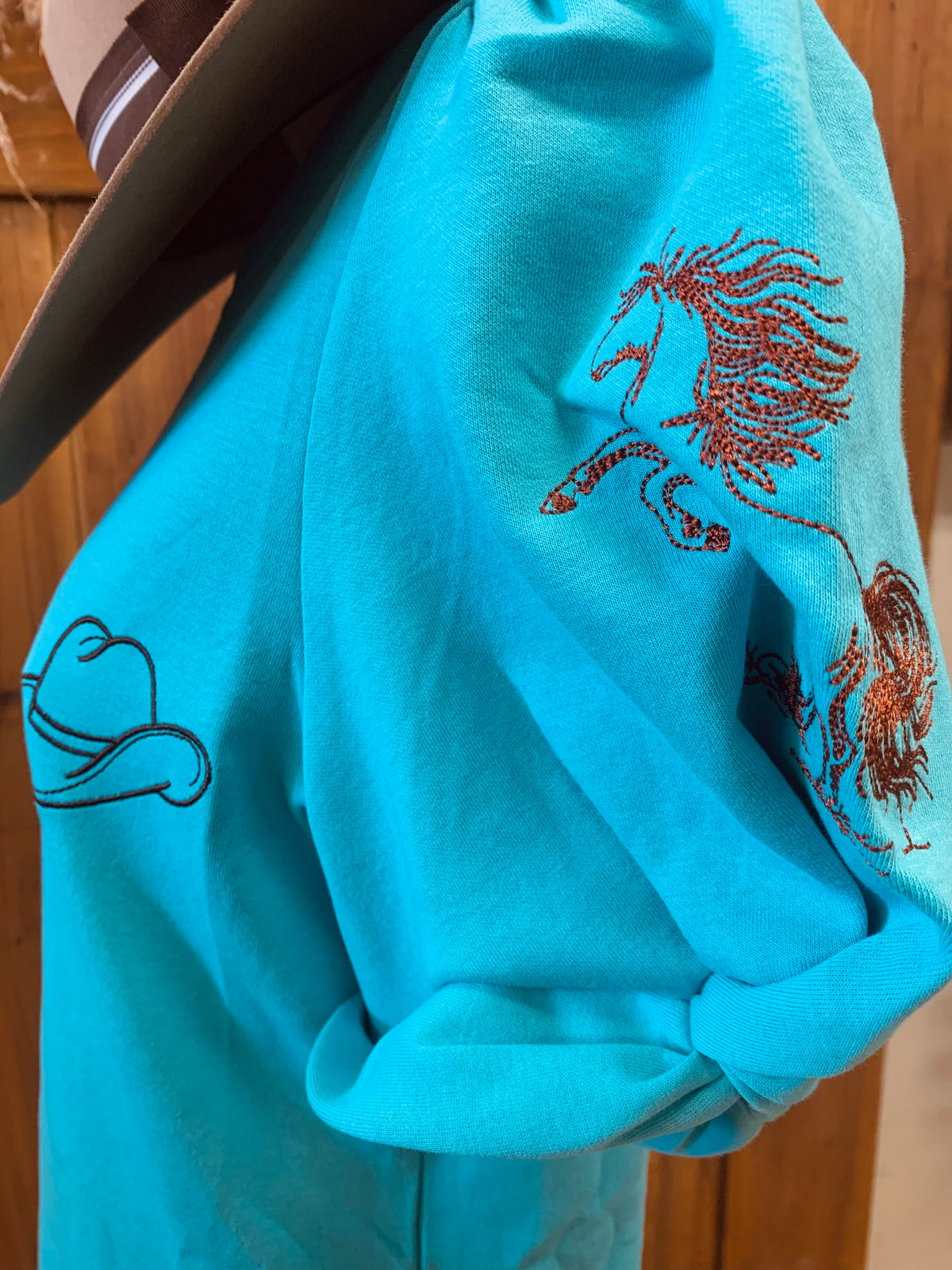 Tully Turquoise Top
