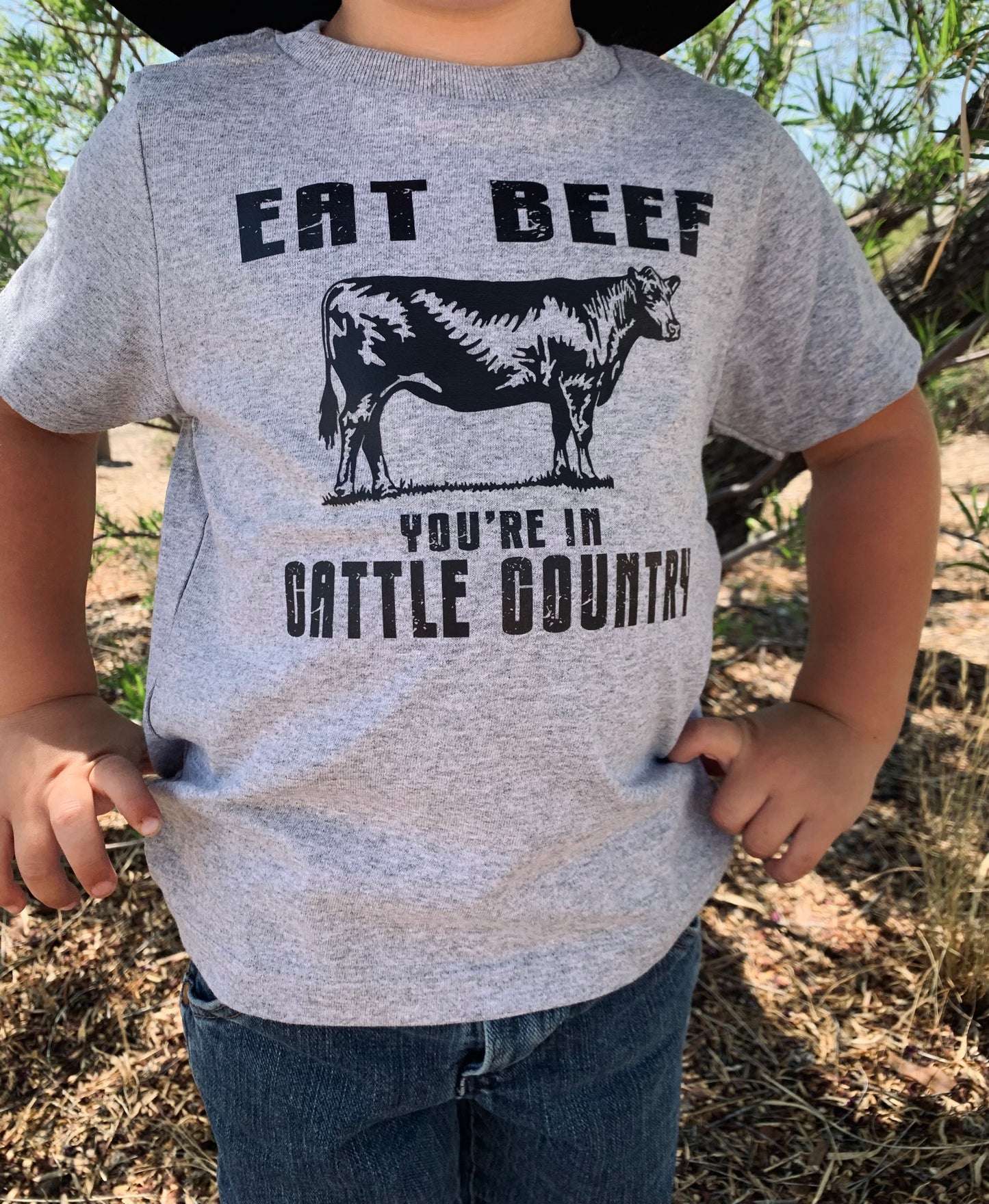 Eat Beef You’re In Cattle Country Tee - Youth