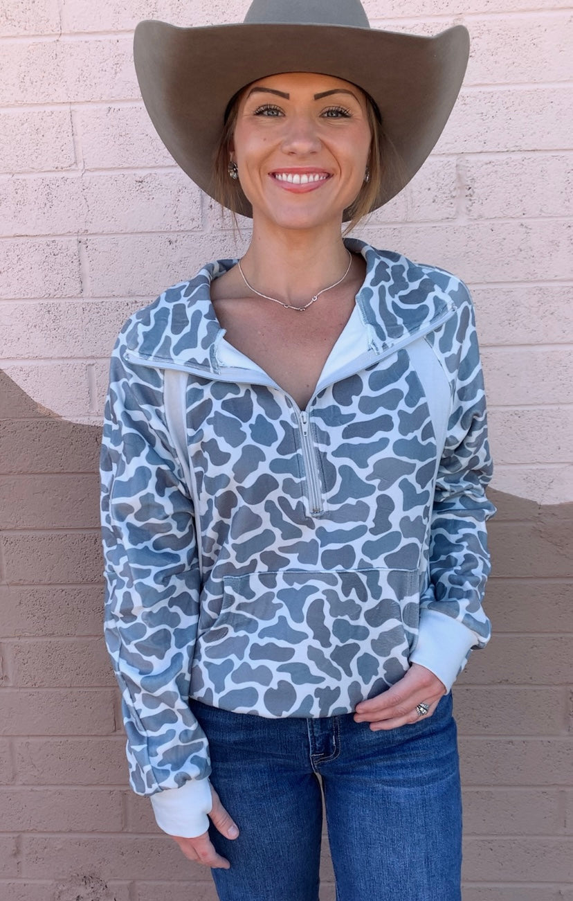 Camo Cowboy Pullover