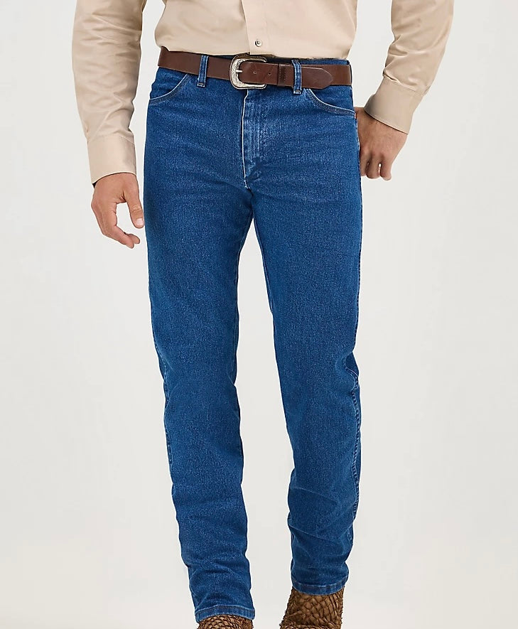Men’s Wrangler® Cowboy Cut® Original Fit Active Flex Jeans- Stonewash