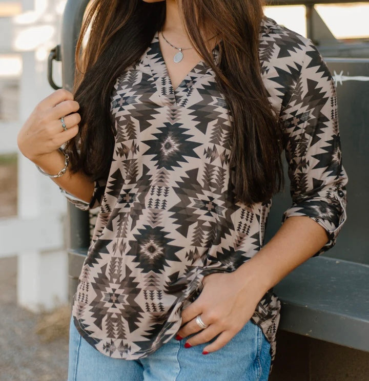 Aztec Shadow Top