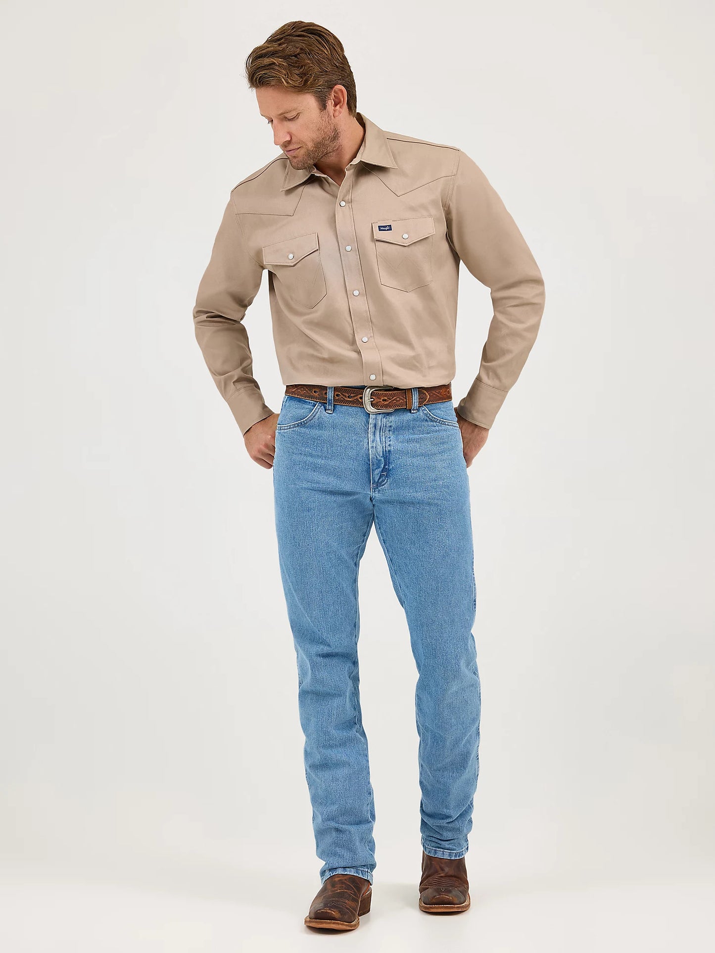 Men’s Wrangler 13MWZ Cowboy Cut® Original Fit - Antique Wash Jeans