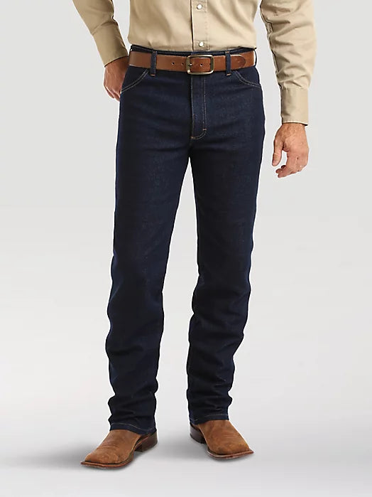 Men’s Wrangler® Cowboy Cut® Original Fit Active Flex Jeans - Pre-Wash Dark Indigo