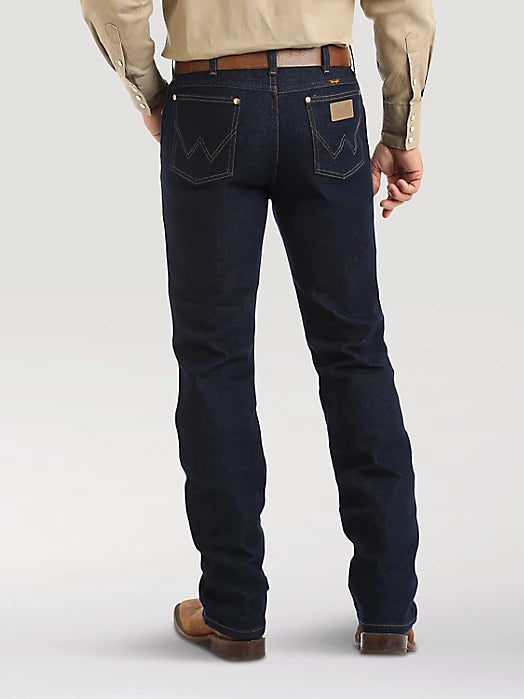 Men’s Wrangler® Cowboy Cut® Original Fit Active Flex Jeans - Pre-Wash Dark Indigo