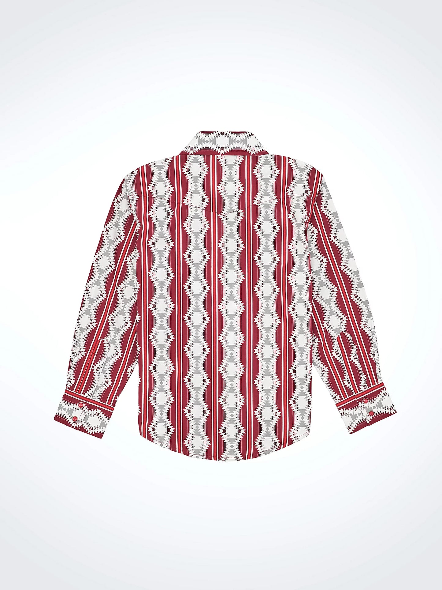 Wrangler Boys Longsleeve Checotah Pearlsnap-Red