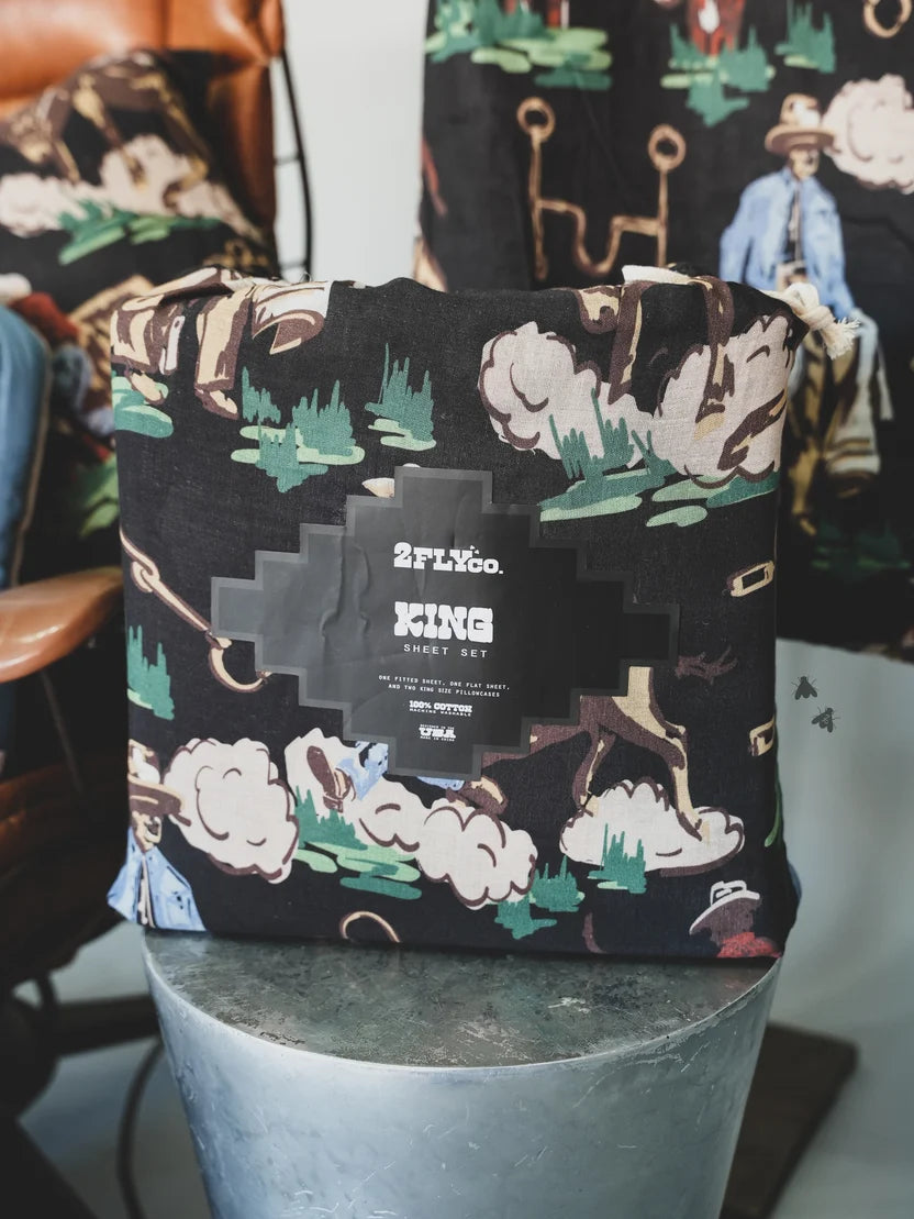 Cuddle Up Cowboy Western Sheet Set (Ships 10/9)