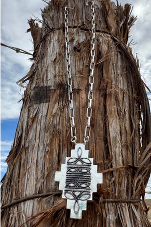 Stitched In Aztec Necklace