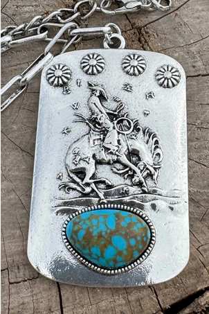 Turquoise Cinch Necklace