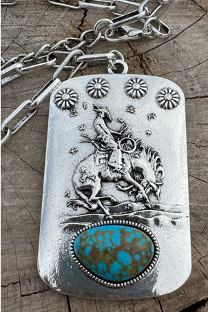 Turquoise Cinch Necklace