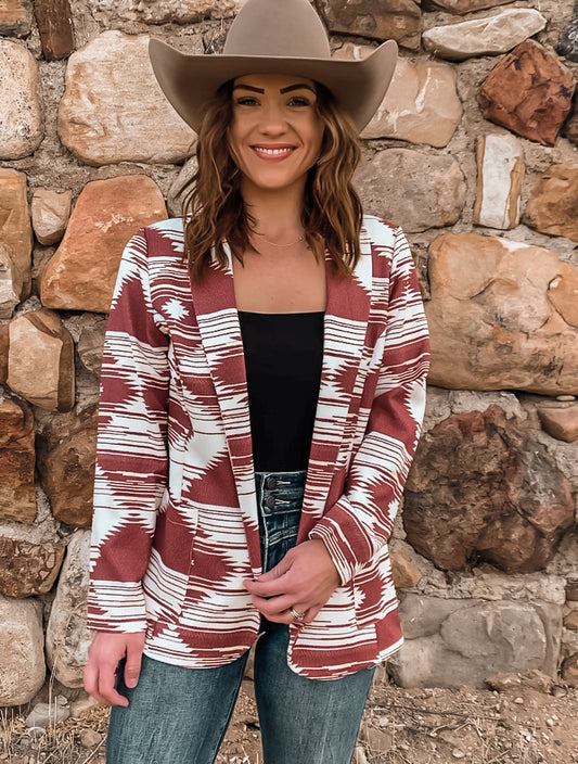 Carly Aztec Blazer