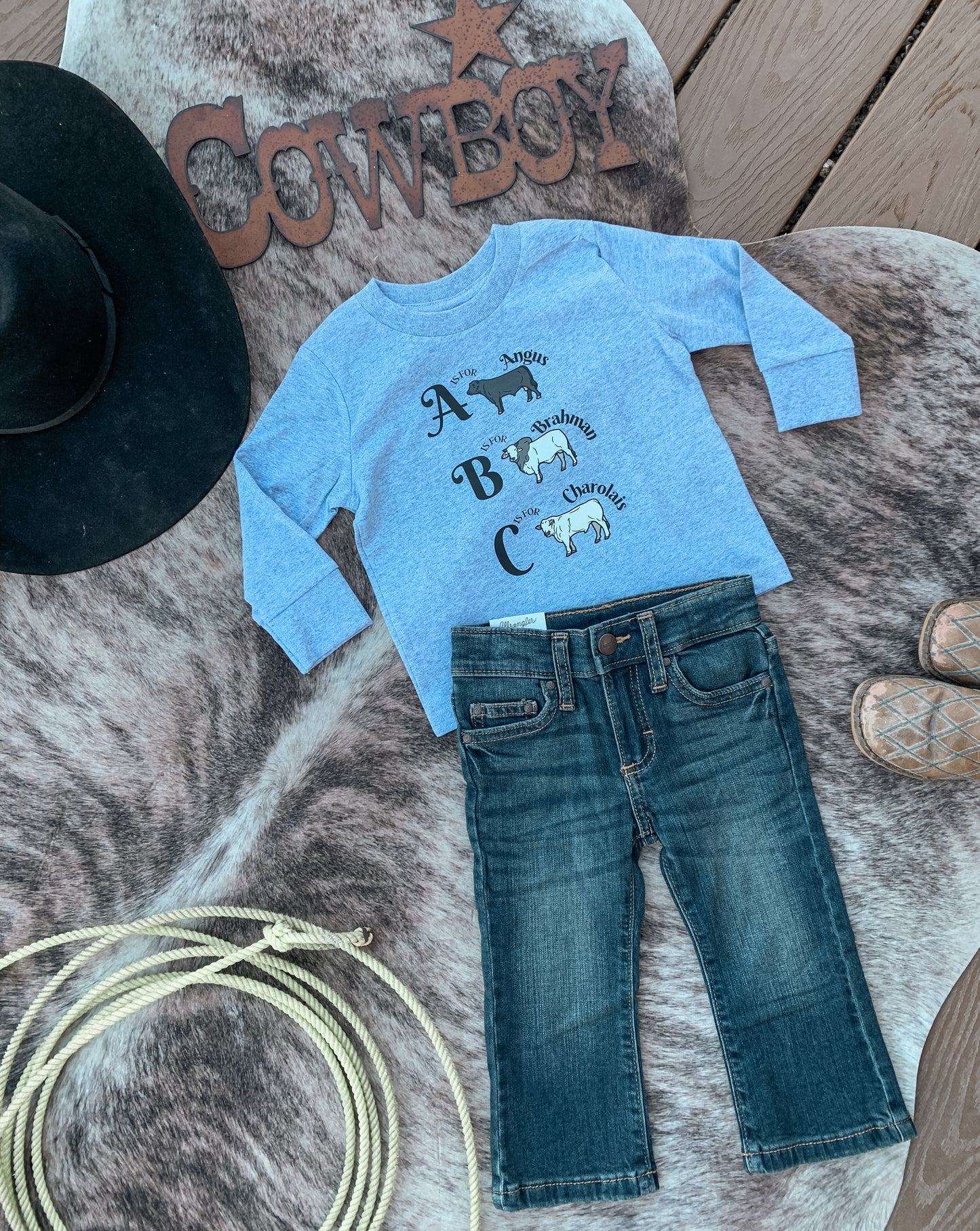 Baby & Toddler Wrangler Jeans (Dark Wash)