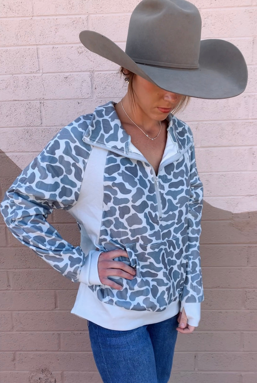 Camo Cowboy Pullover