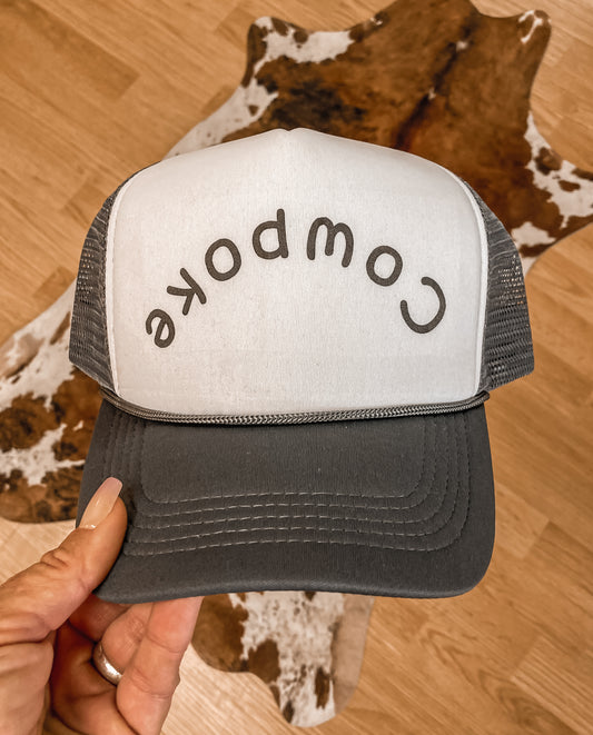 Cowpoke Kids Trucker Hat - Grey