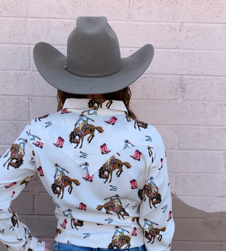Wrangler Retro Punchy Longsleeve Pearlsnap Shirt