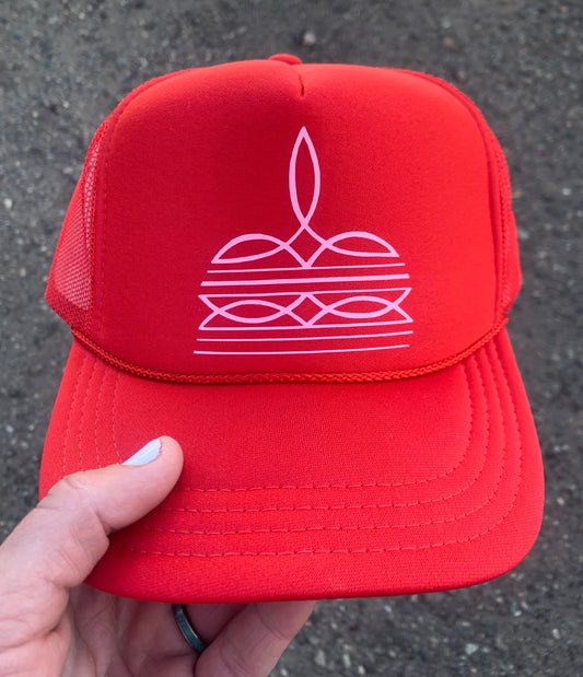 Bootstitch Valentine Trucker Hat