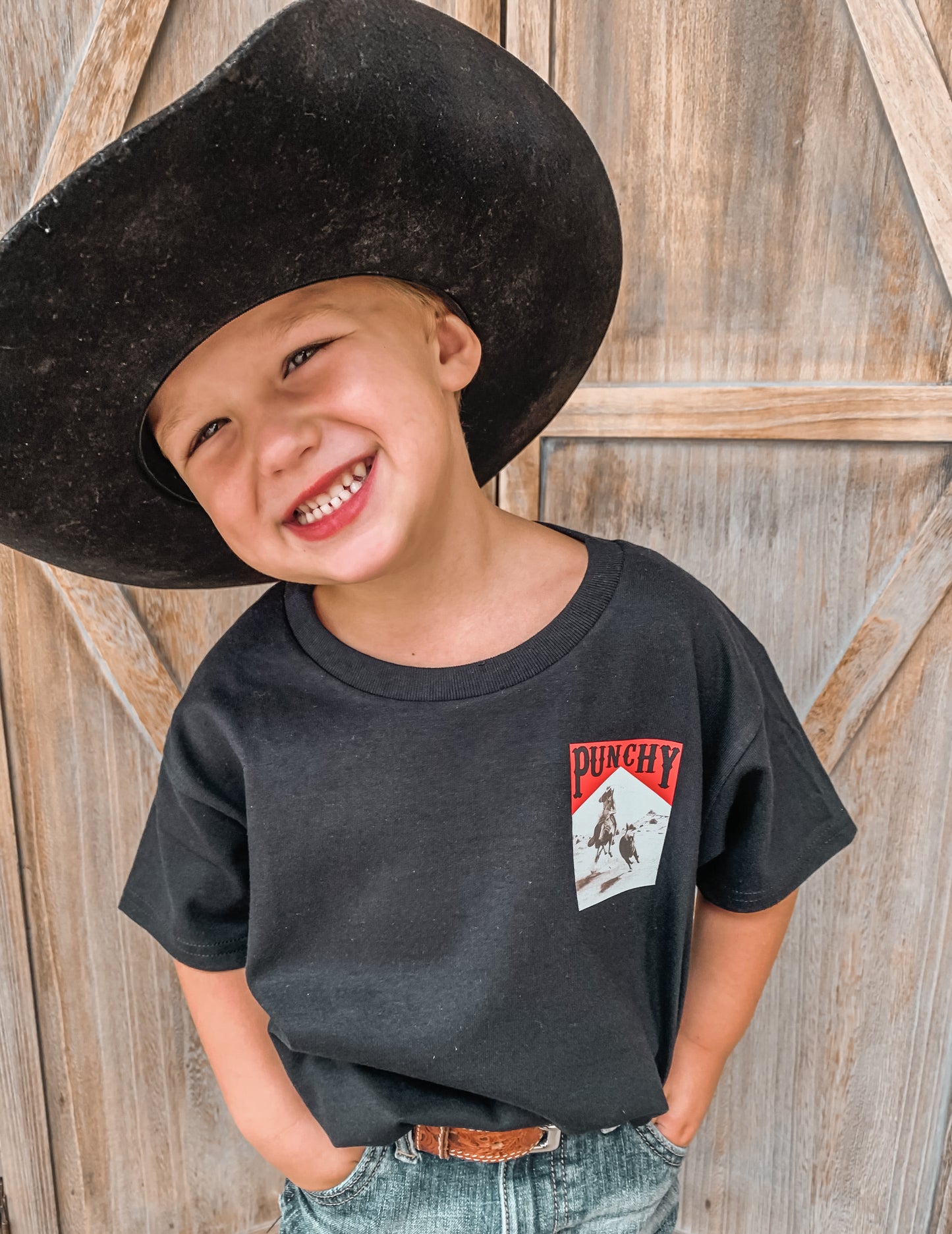 Punchy Cowkid Tee (Youth & Toddler Sizes)