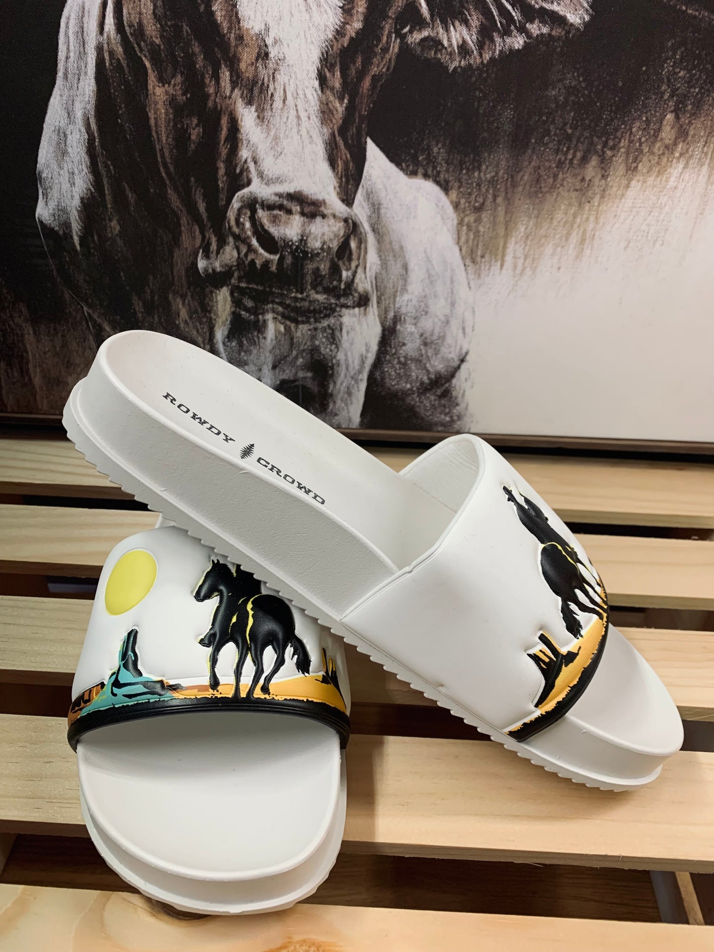 Sonoran Sunset Sandals - White
