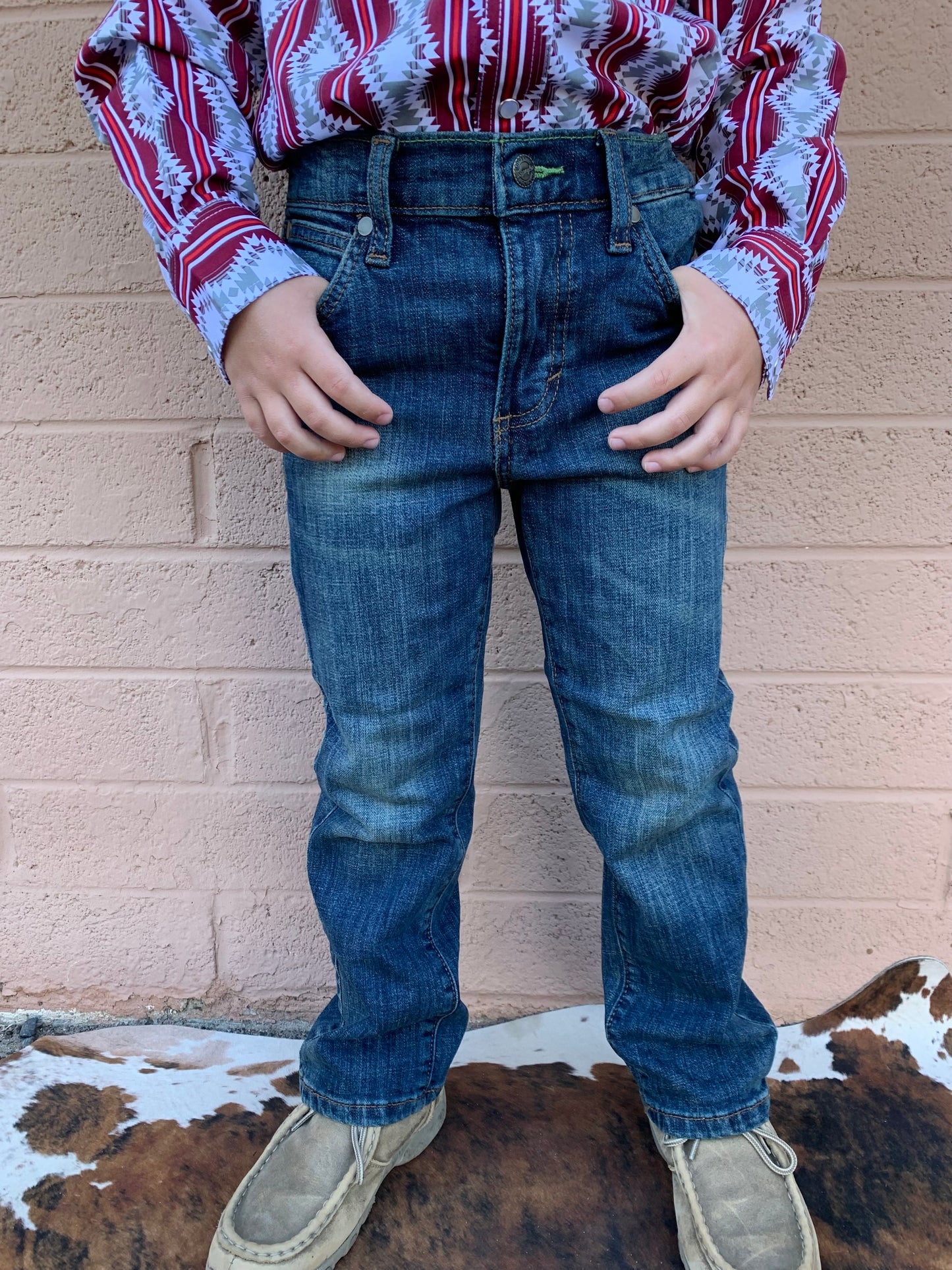 Boys Wrangler Retro Slim Straight Leg Jeans