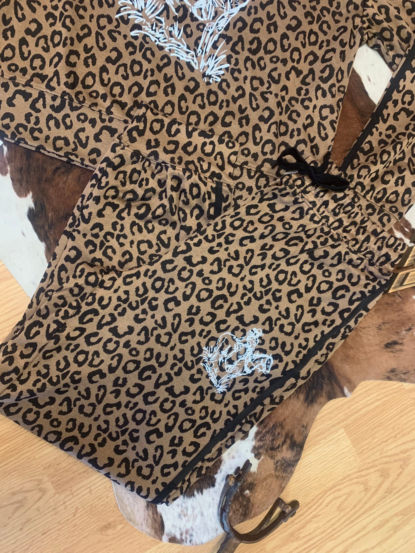 Leopard Cowgirl Lounge Set
