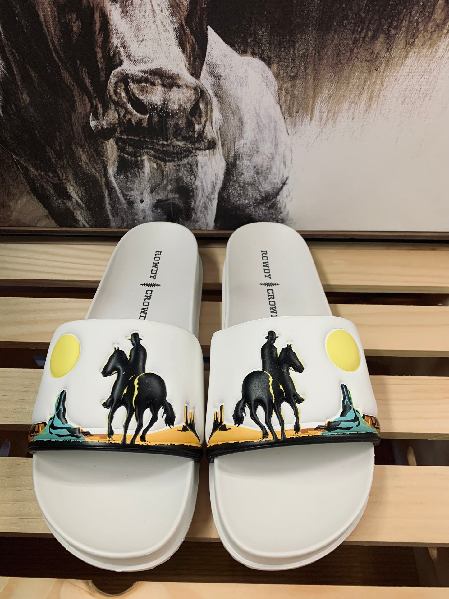 Sonoran Sunset Sandals - White