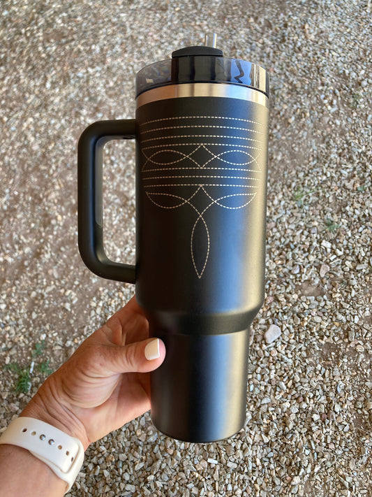 *Stanley* Bootstitch Laser Engraved 40 oz. Tumbler
