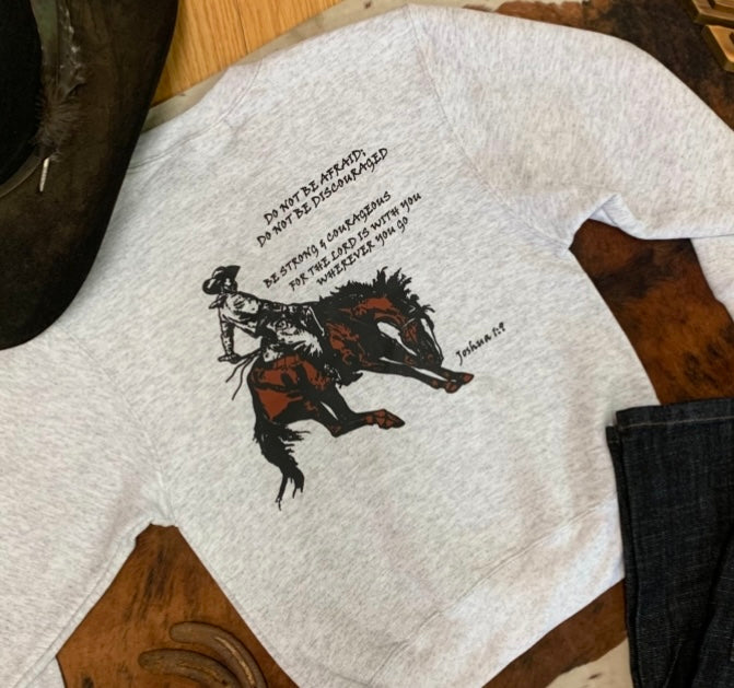 Strong & Courageous Youth Crewneck Sweatshirt