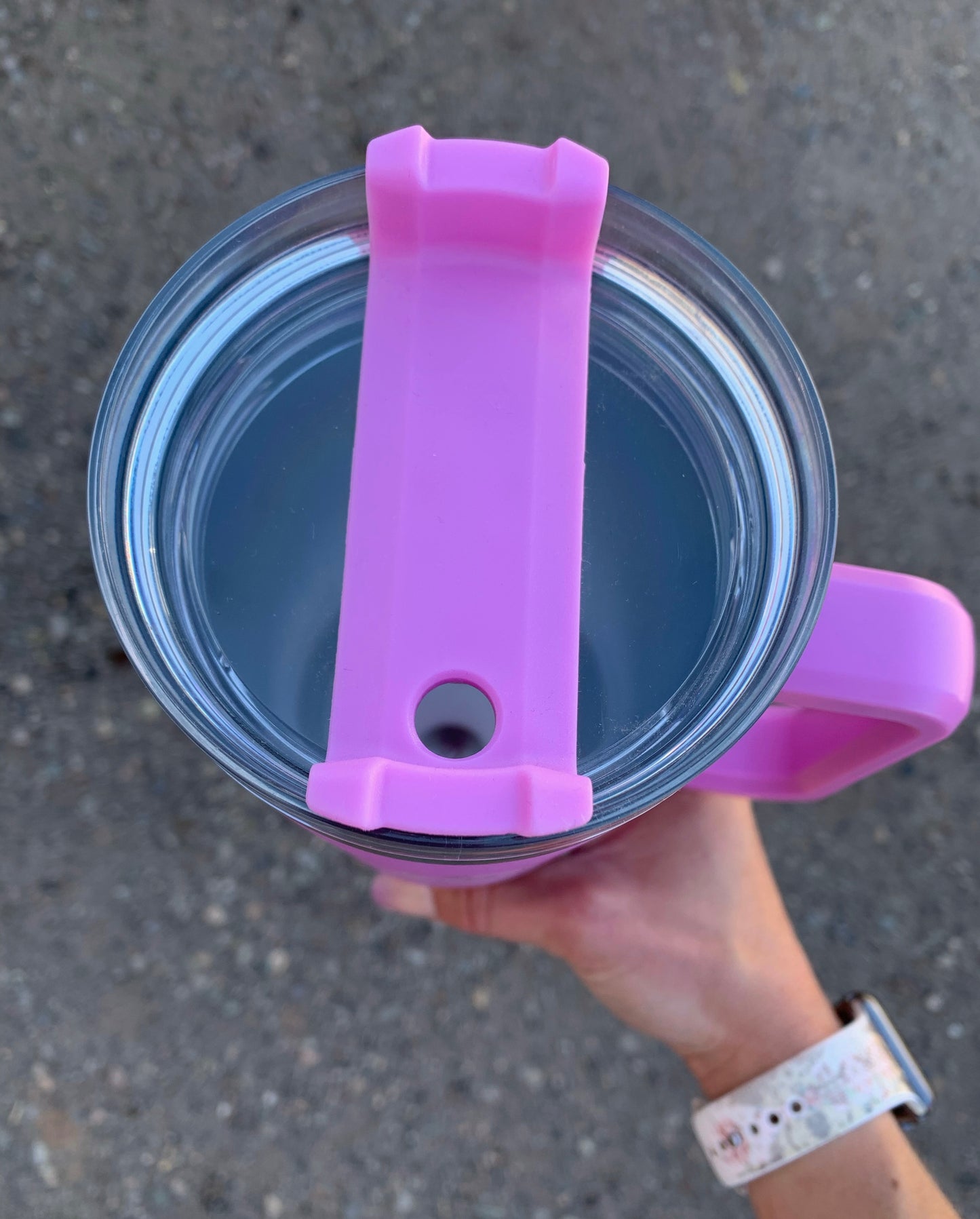 Laser Engraved 40 oz. Bootstitch Tumbler - Lilac