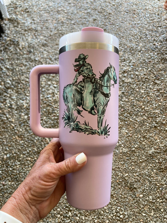 Always Be A Cowgirl 40 oz. Tumbler