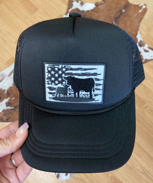 Cow Country USA Kids Trucker Hat
