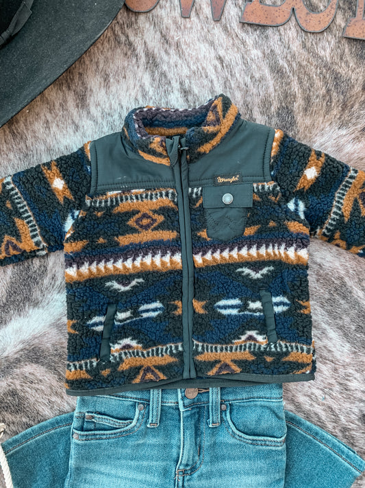 Aztec Sherpa Baby Wrangler Jacket