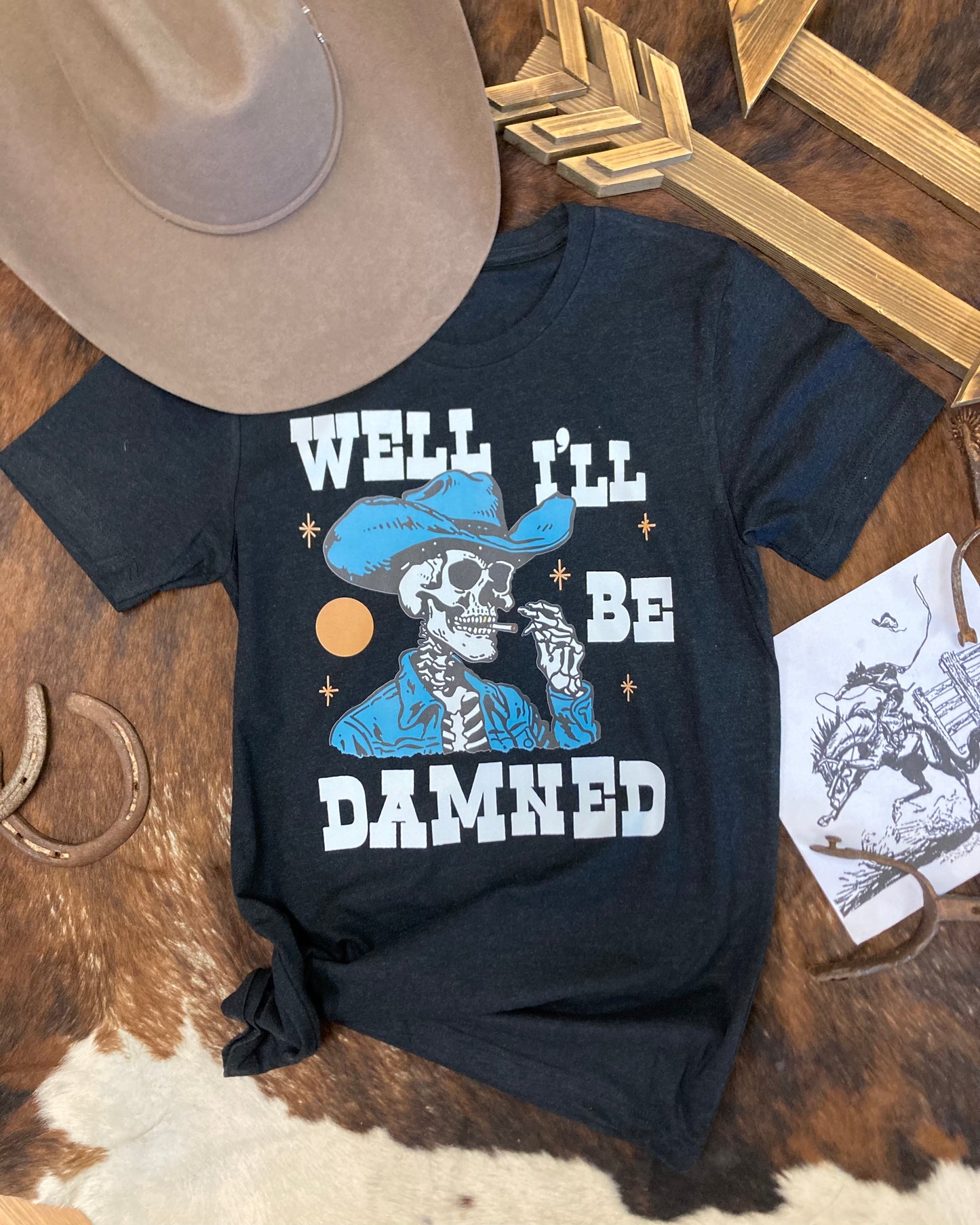 I’ll Be Damned Cowboy Killer Tee