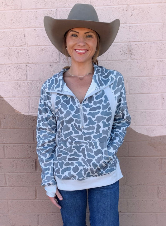 Camo Cowboy Pullover