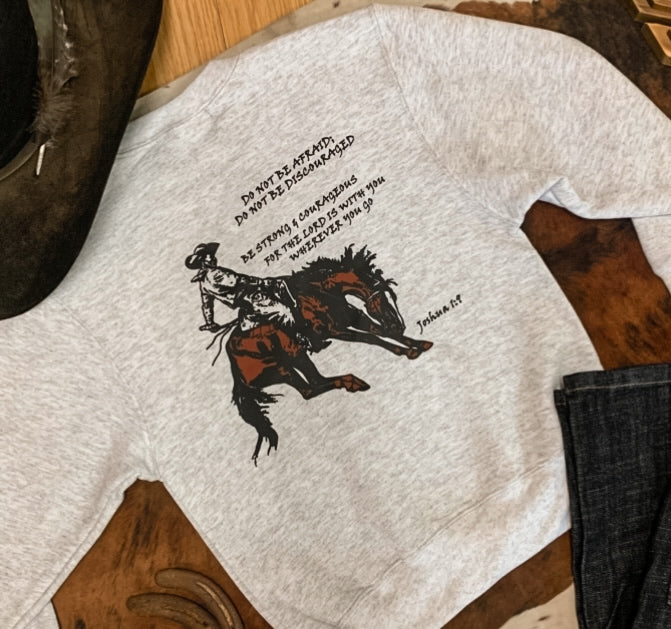 Strong & Courageous Youth Crewneck Sweatshirt