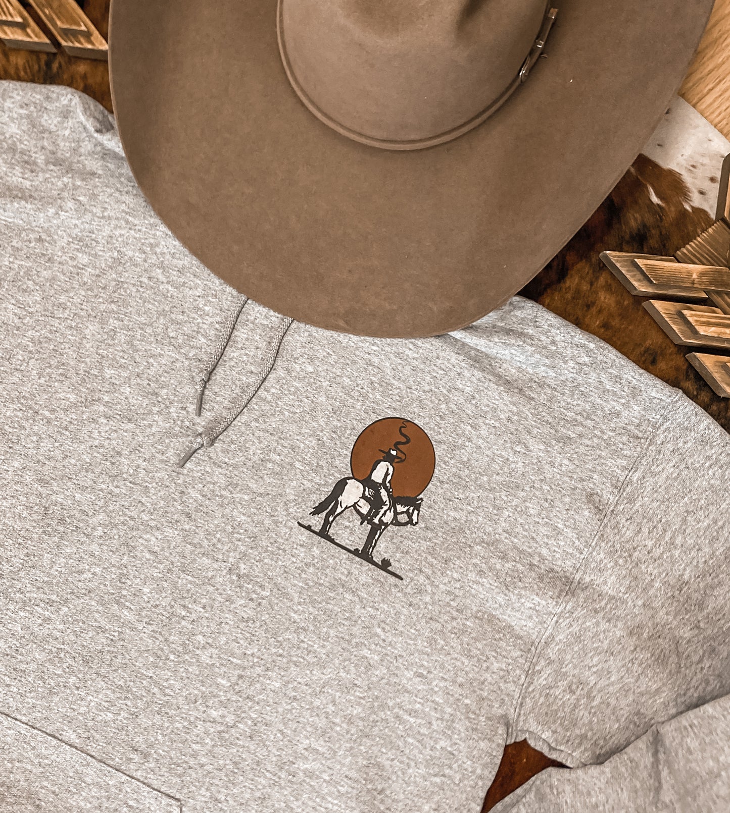 Taste Your Words Cowboy Hooded Sweatshirt