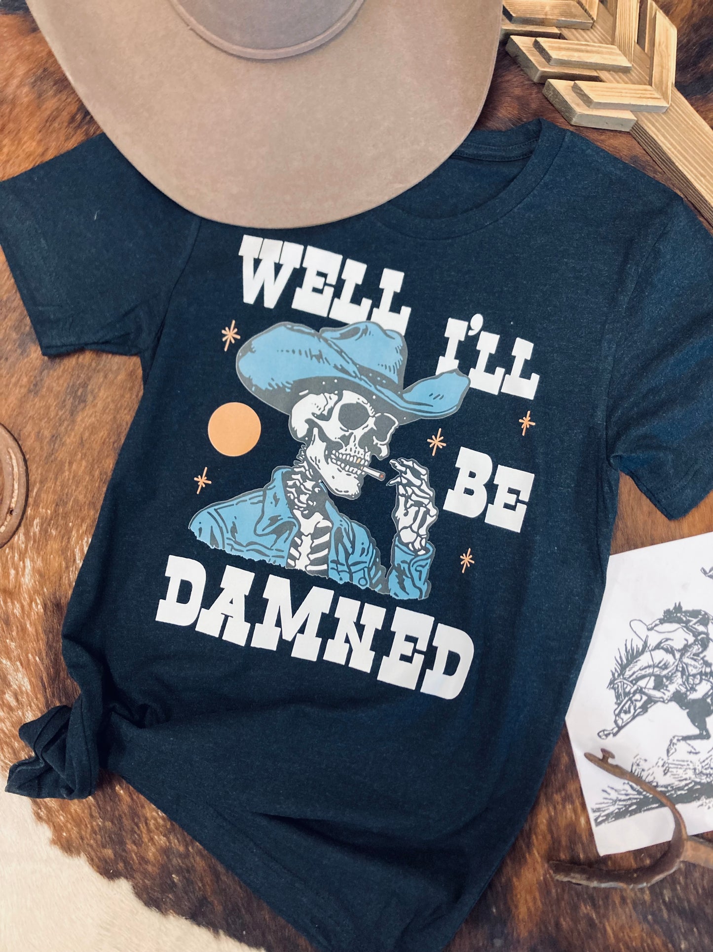 I’ll Be Damned Cowboy Killer Tee