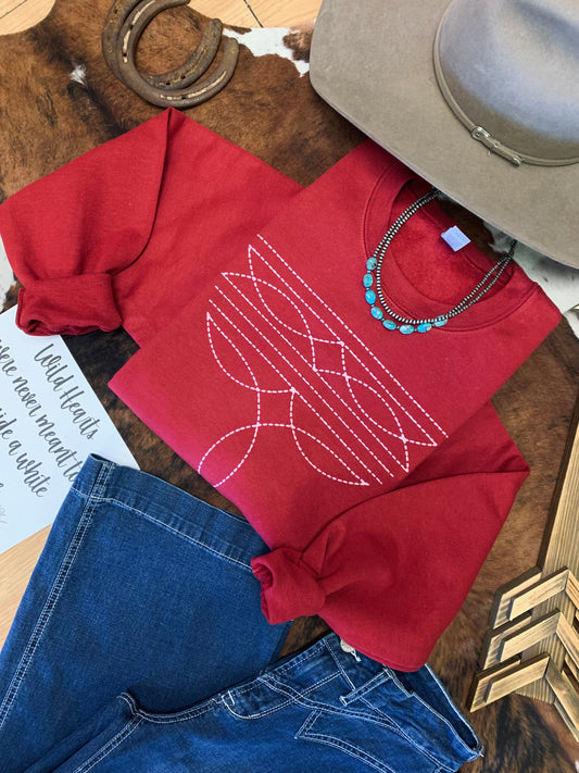 Bootstitch Valentine Crewneck Sweatshirt