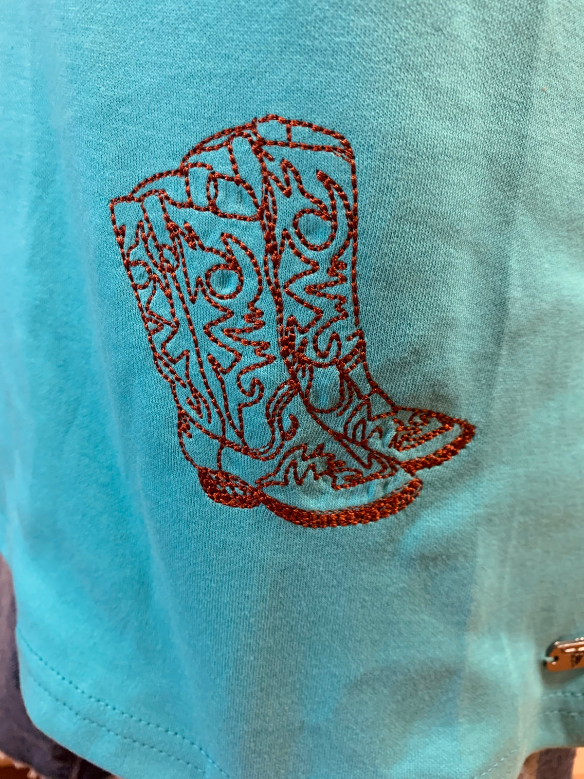 Tully Turquoise Top