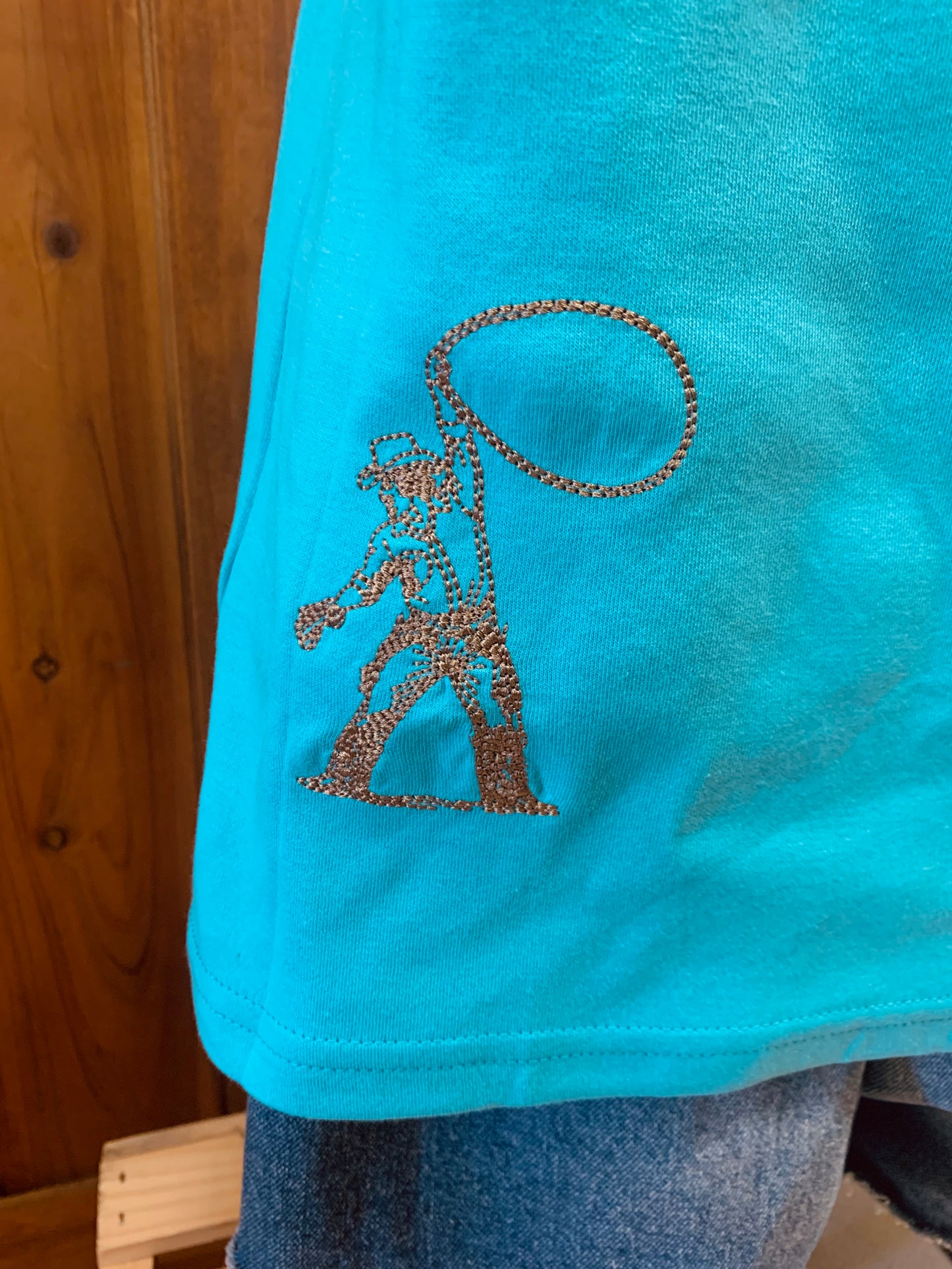 Tully Turquoise Top