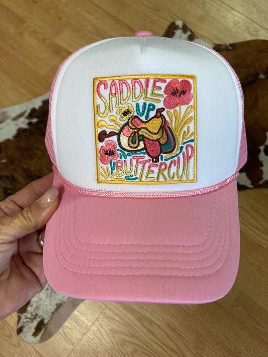 Saddle Up Buttercup Trucker Hat