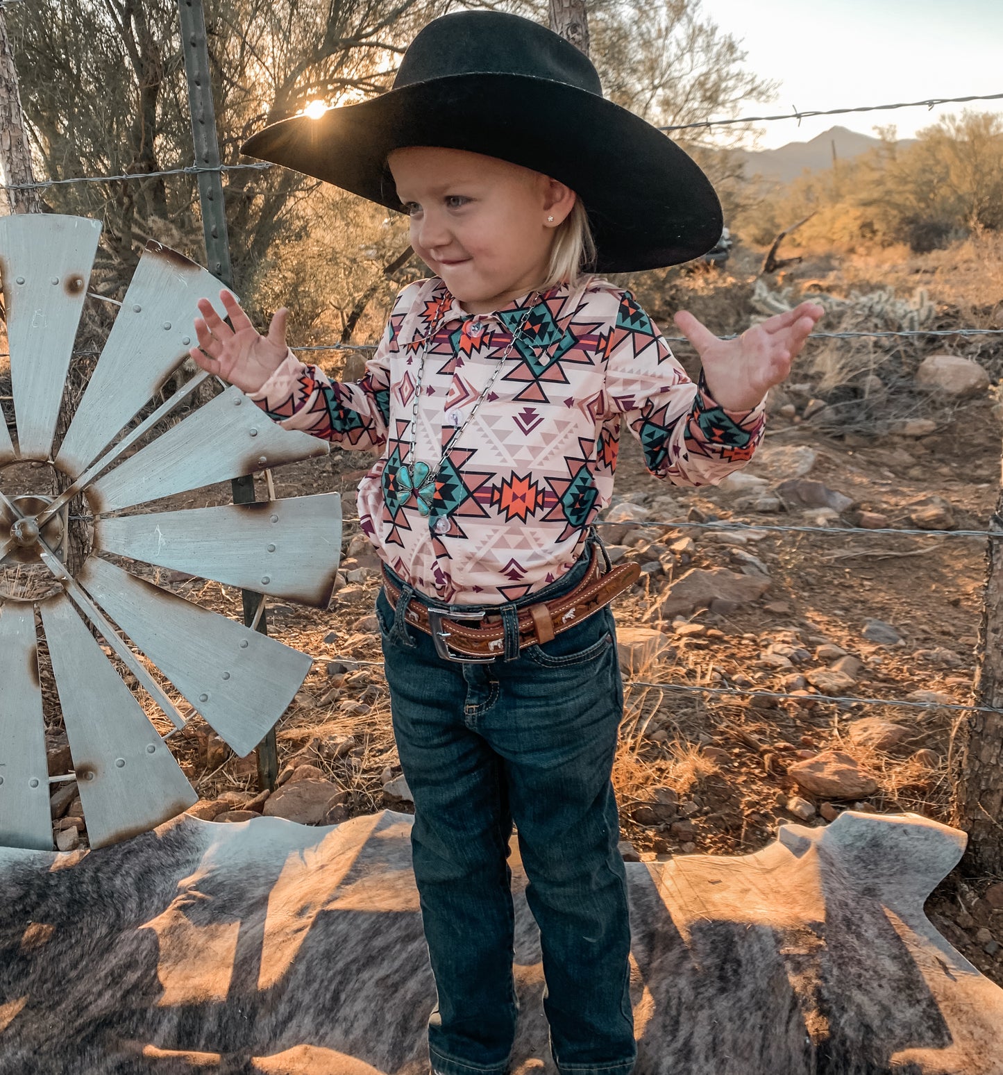 Baby & Toddler Wrangler Jeans (Dark Wash)