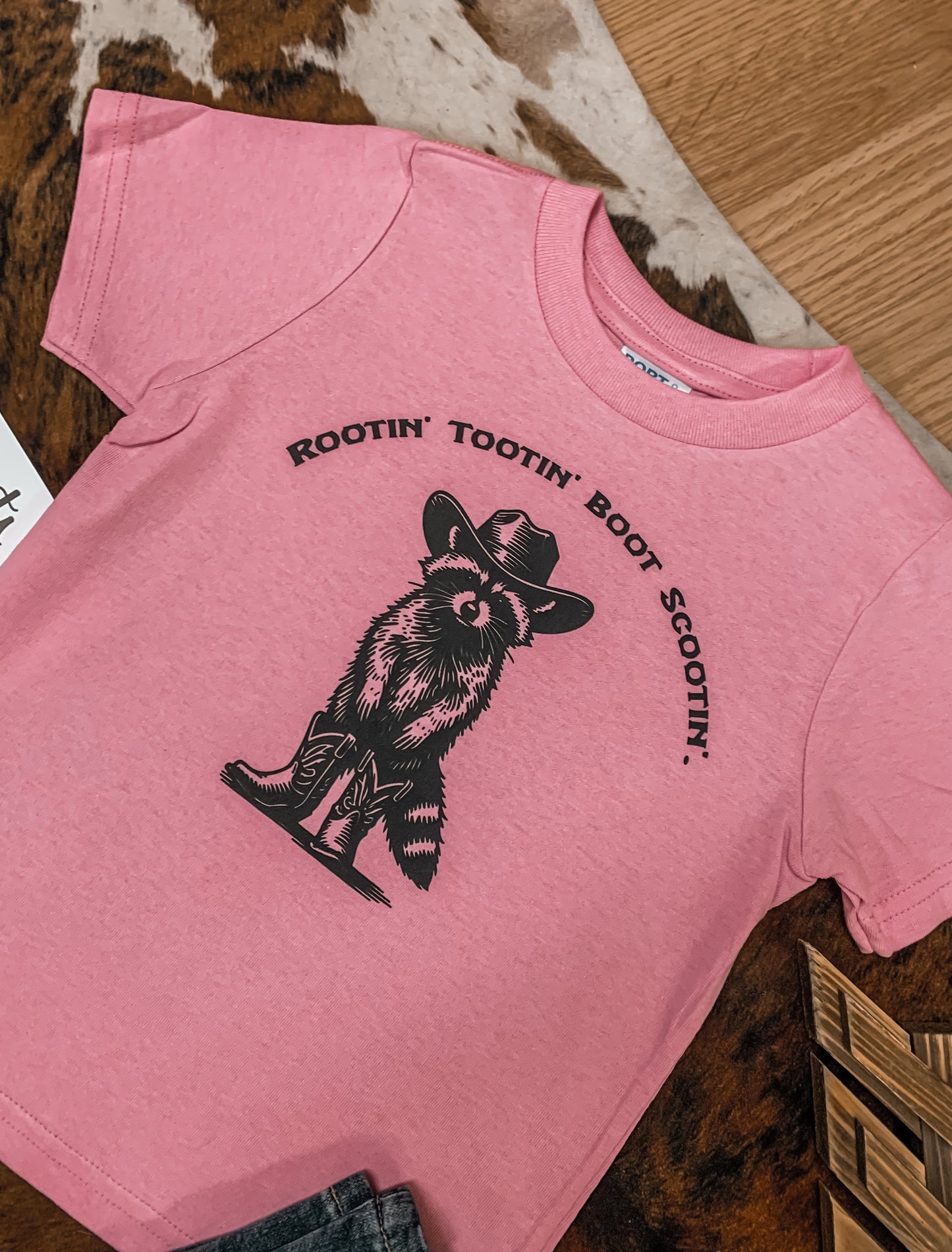 Rootin’ Tootin’ Raccoon Toddler Tee