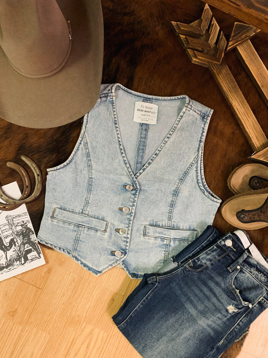 Delilah Denim Vest