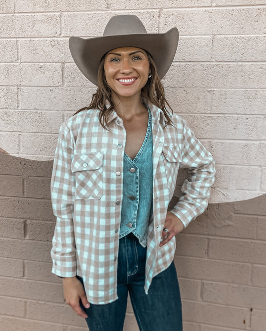 Deadwood Gingham Shacket