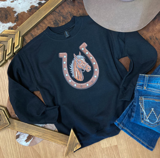 Pony Luck Youth Crewneck Sweatshirt