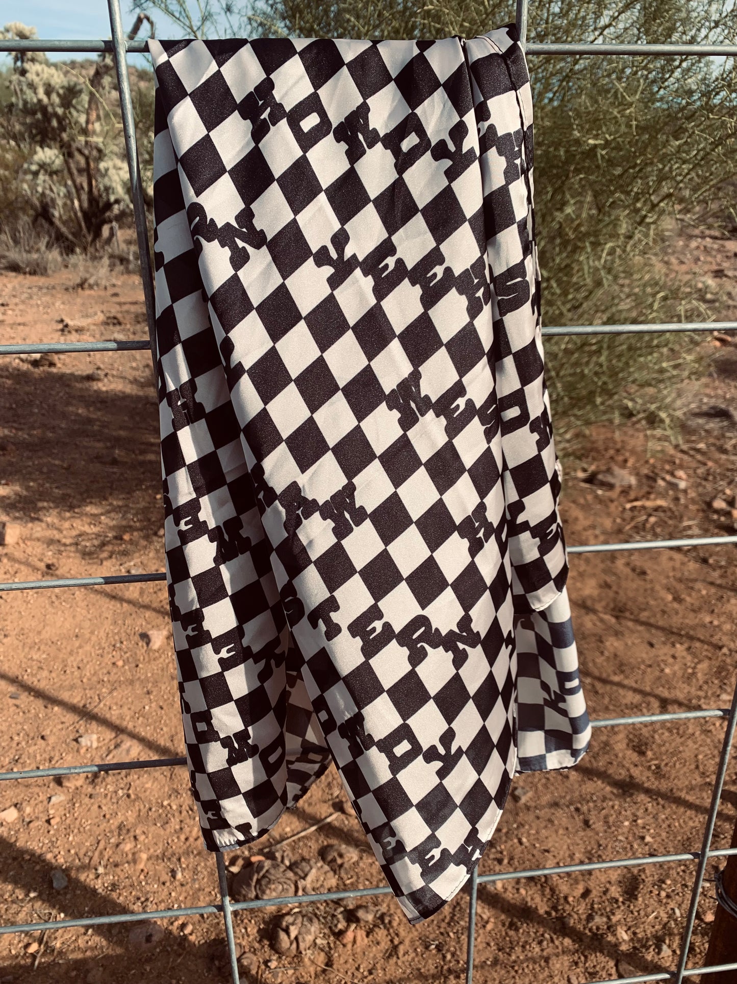 Checkered Cowboy Wild Rag